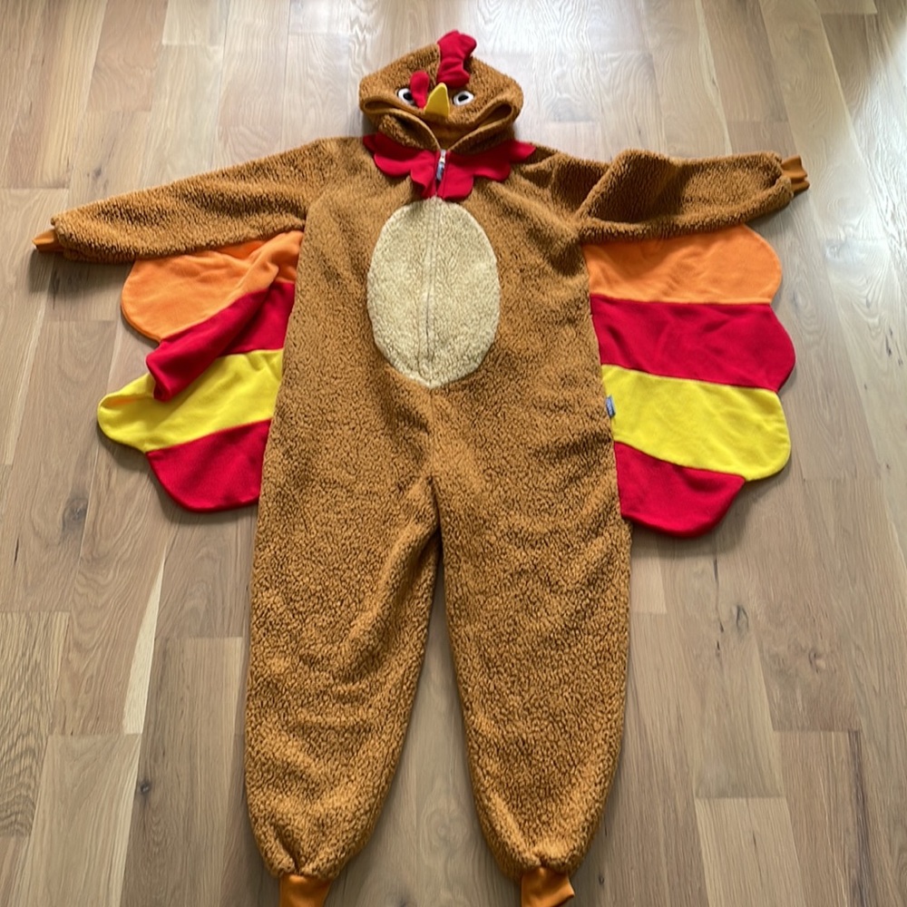 Adult Turkey Onesie Costume - Picture 5 of 8